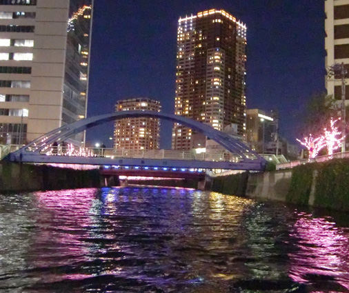 目黒川夜景