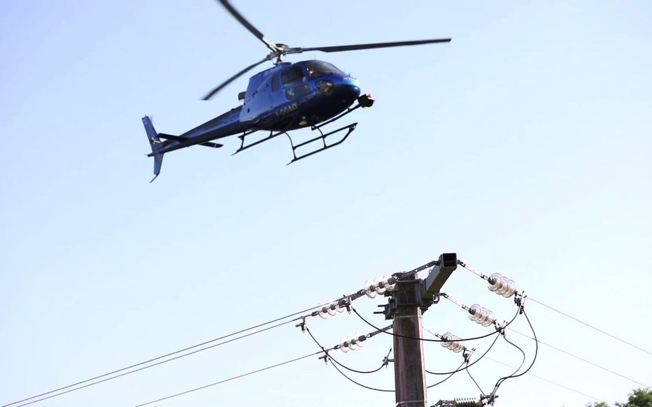 Entretien lignes électriques ENEDIS