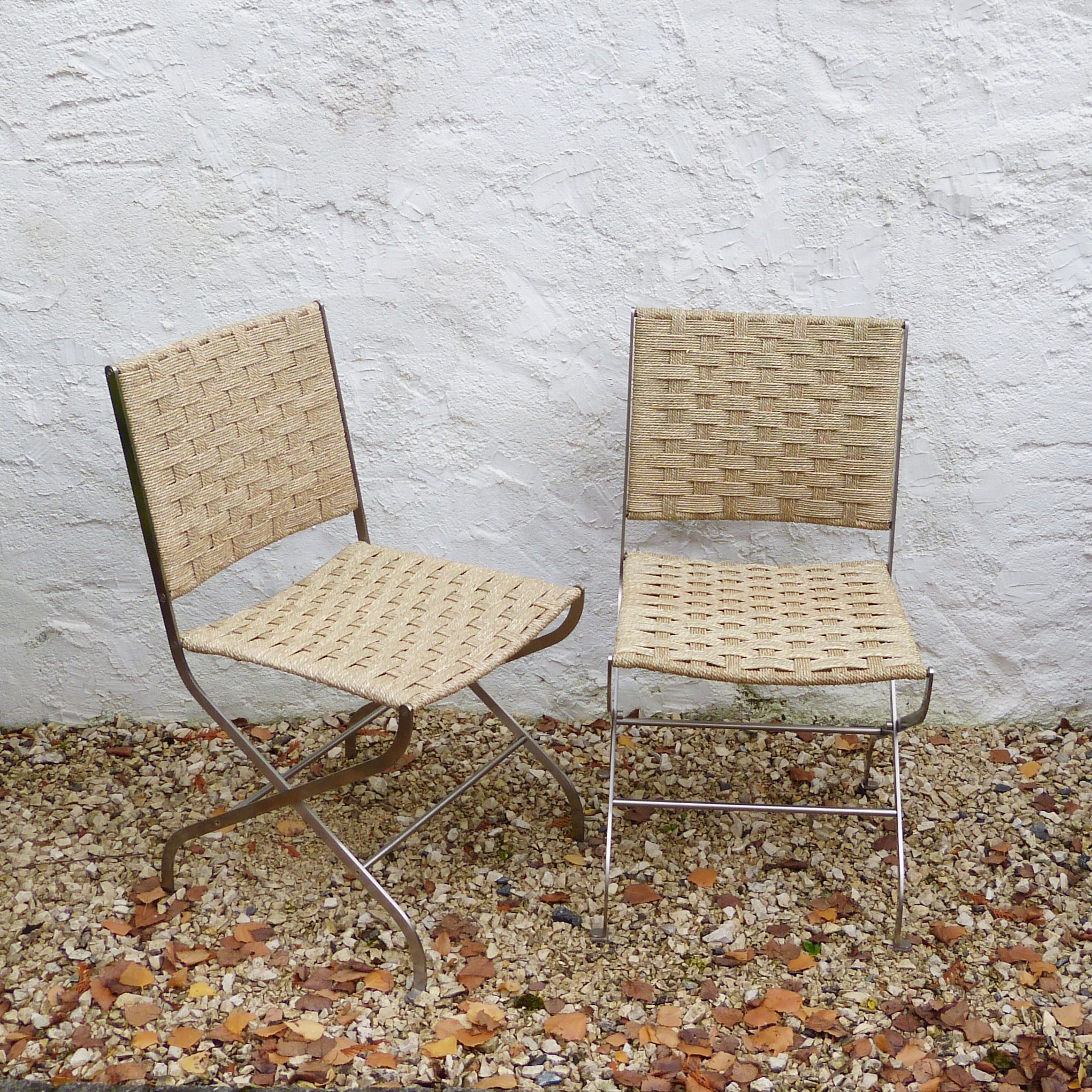 CHAISES ANTONIO CITTERIO modèle Carlotta 1996 (corde végétale jonc de mer)