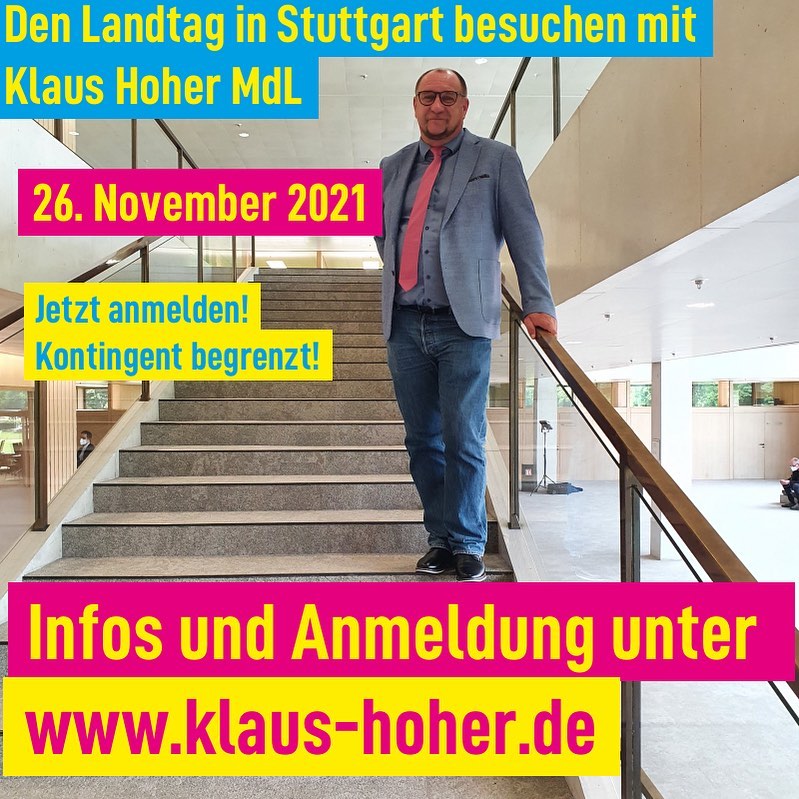 Einladung zur Landtagsfahrt am 26.11.2021!