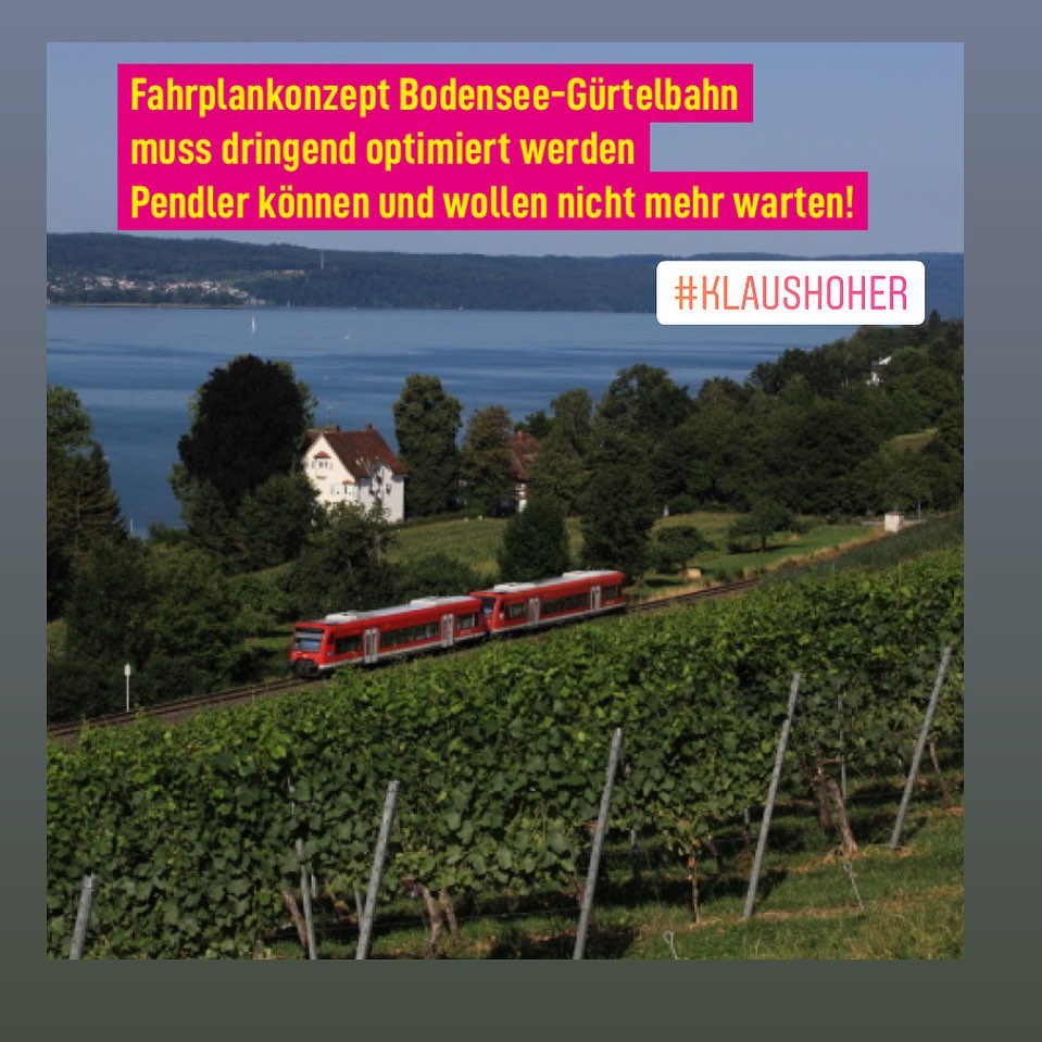 Zum neuen Fahrplankonzept für die Bodensee-Gürtelbahn