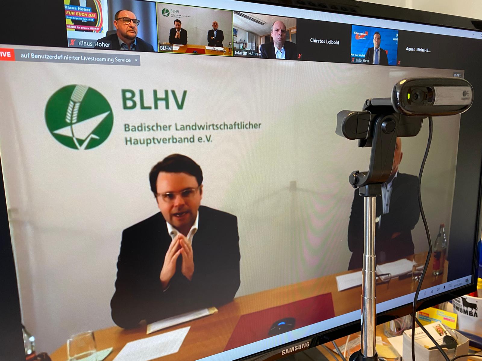 Onlinediskussion des BLHV