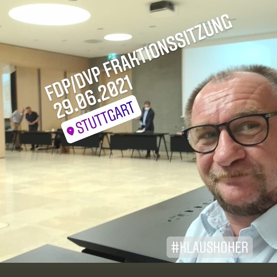 FDP/DVP Fraktionssitzung in Stuttgart