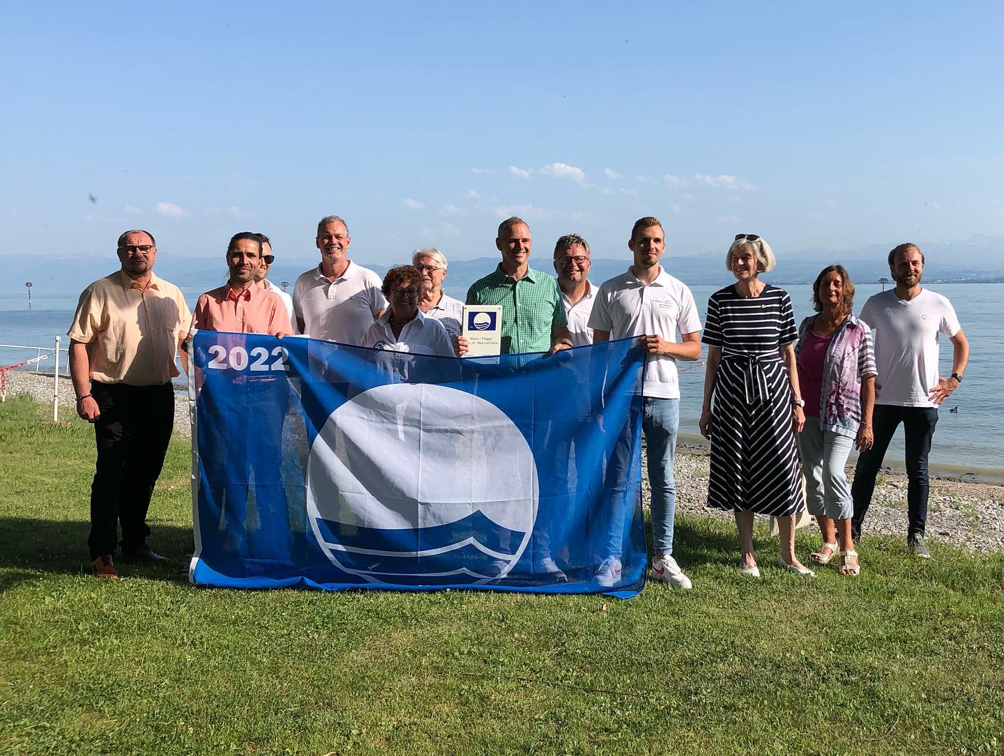 Verleihung der blauen Flagge in Immenstaad am Bodensee