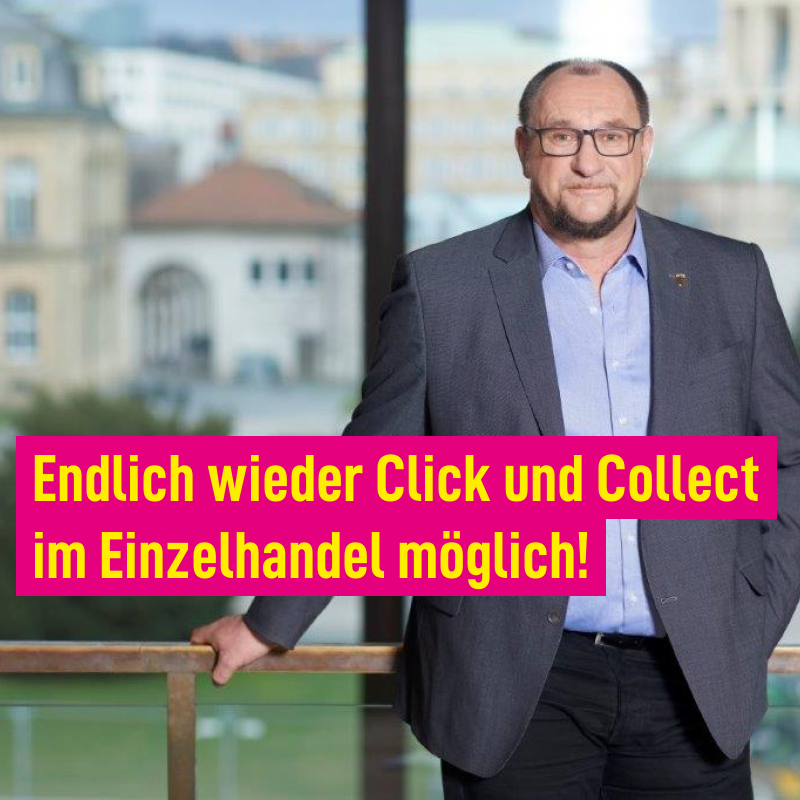 Die Forderung meiner Fraktion nach Click& Collect vom Dezember wird endlich umgesetzt!