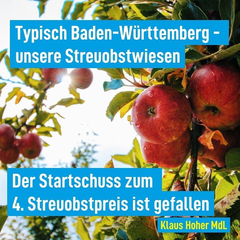 Streuobstwiesen sind typisch für Baden-Württemberg und von großer ökologischer Bedeutung