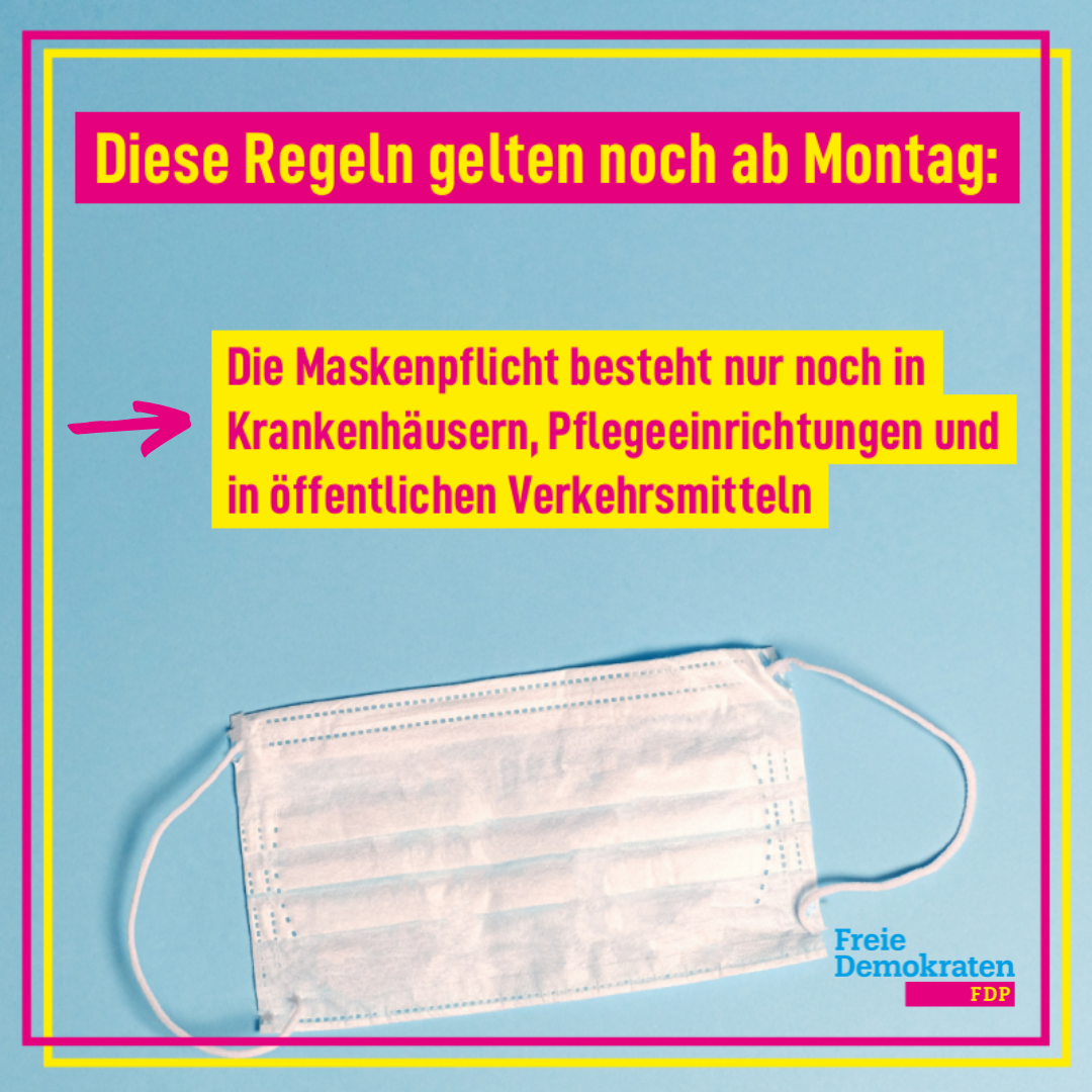 Ein Schritt in die richtige Richtung - ein Schritt zurück zur Normalität!