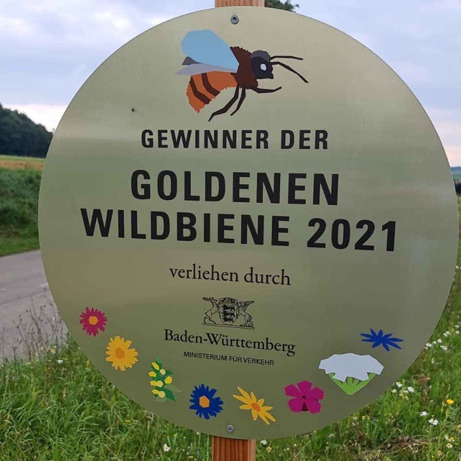 Gemeinde Heiligenberg ausgezeichnet mit der "Goldenen Wildbiene"