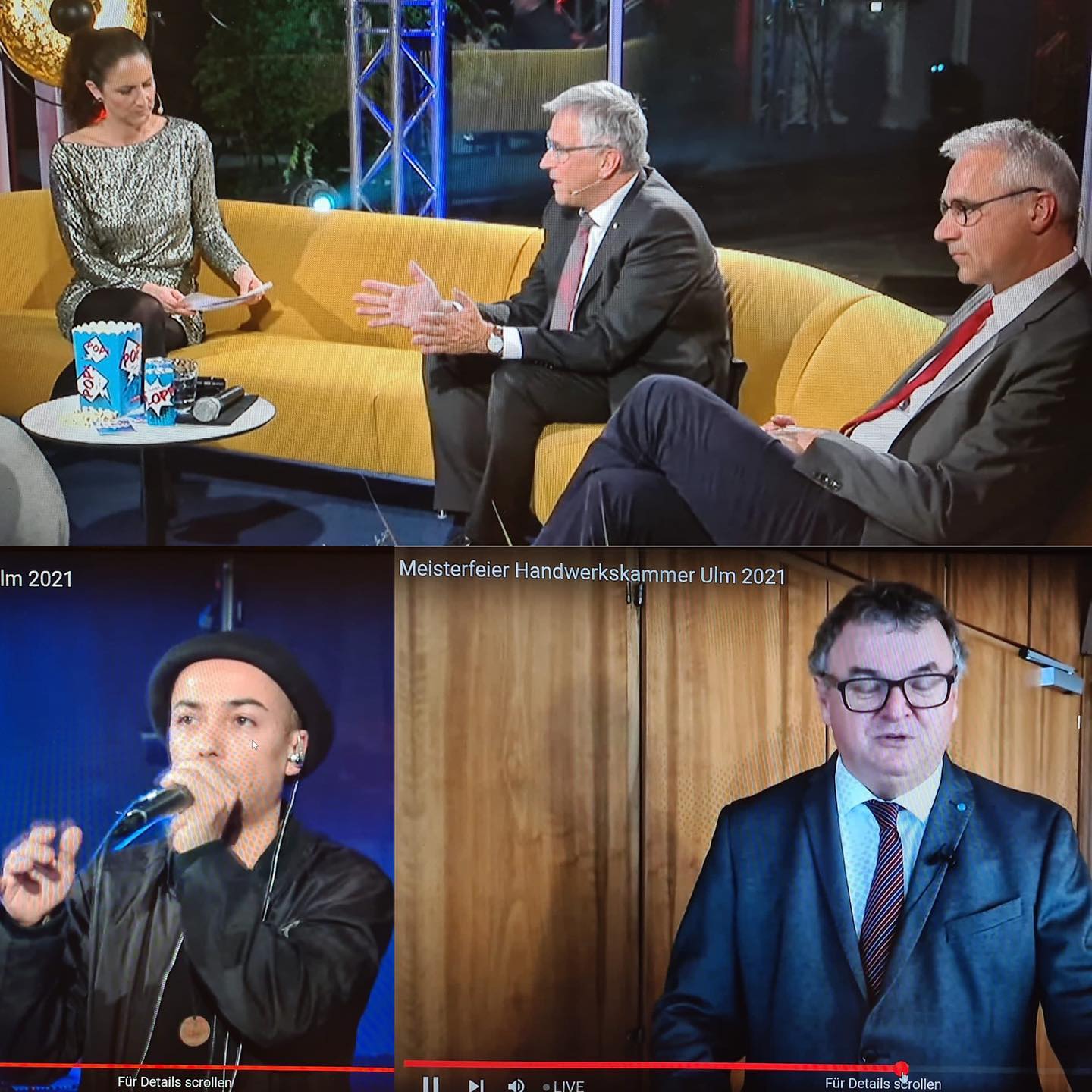 Hybride Meisterfeier der Handwerkskammer Ulm