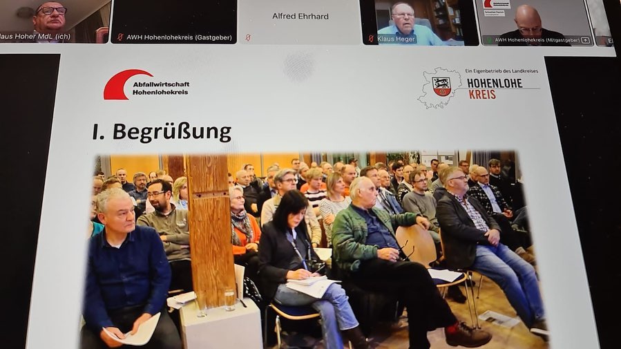 Gestern nahm ich am 9. Hohenloher Energieabend teil, im digitalen Format.