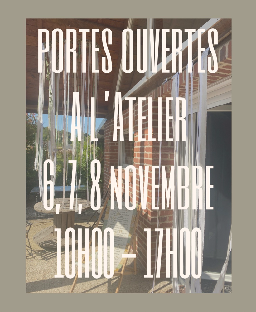 Portes ouvertes AU FIL DE L’YÈRES - lin et créations - broderie et couture - 