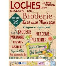 Salon de broderie LOCHES 2025 au fil de l YERES salon art du fil