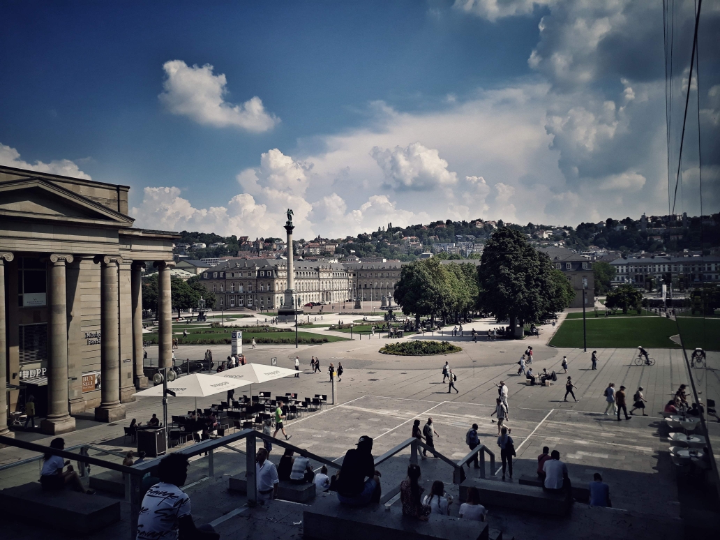 Blick auf den Schlossplatz