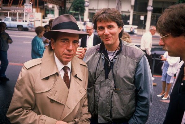 Robert Sacchi mit Kameramann Manfred Scheer