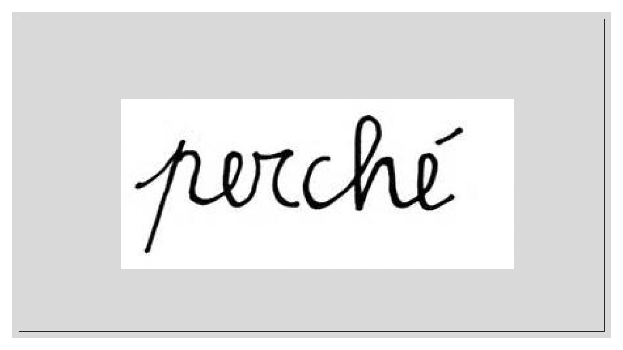 Il nostro perché: la domanda che cambia tutto