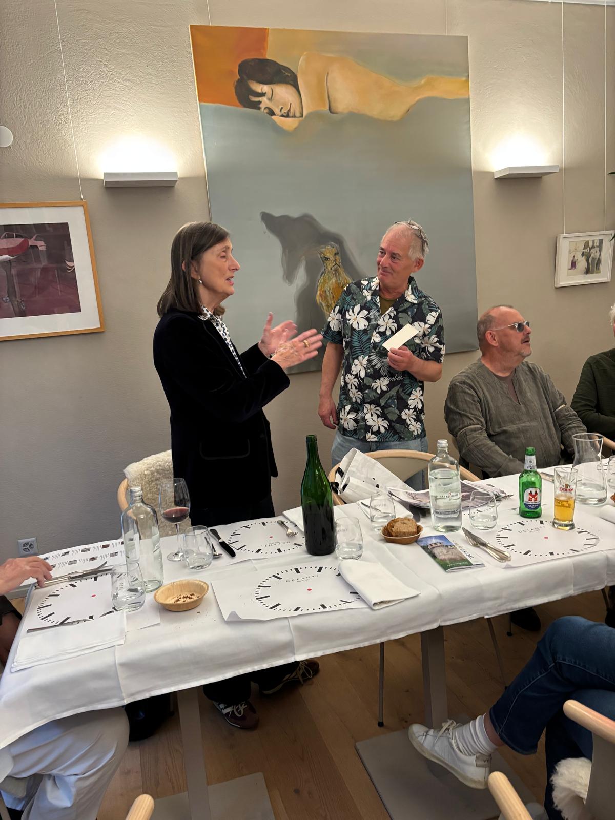 Gregor Lanz mit Bice Curiger