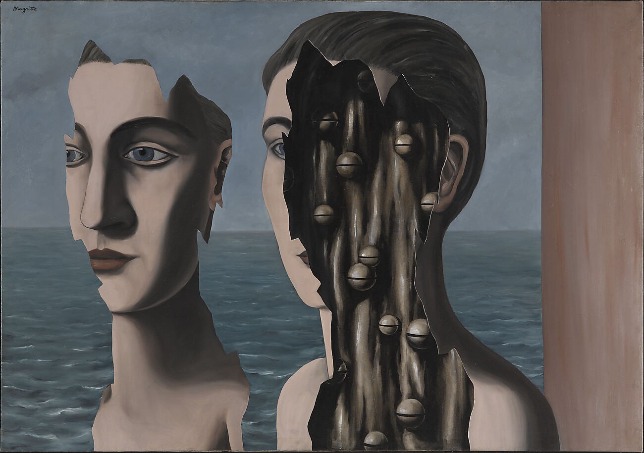 René Magritte 1898-1967  Das doppelte Geheimnis (Le double secret)1927  Centre Pompidou, Paris, Musée national d’art moderne / Centre de création industrielle, Ankauf 1980  © bpk / CNAC-MNAM / Georges Meguerditchian © VG Bild-Kunst, Bonn 2025