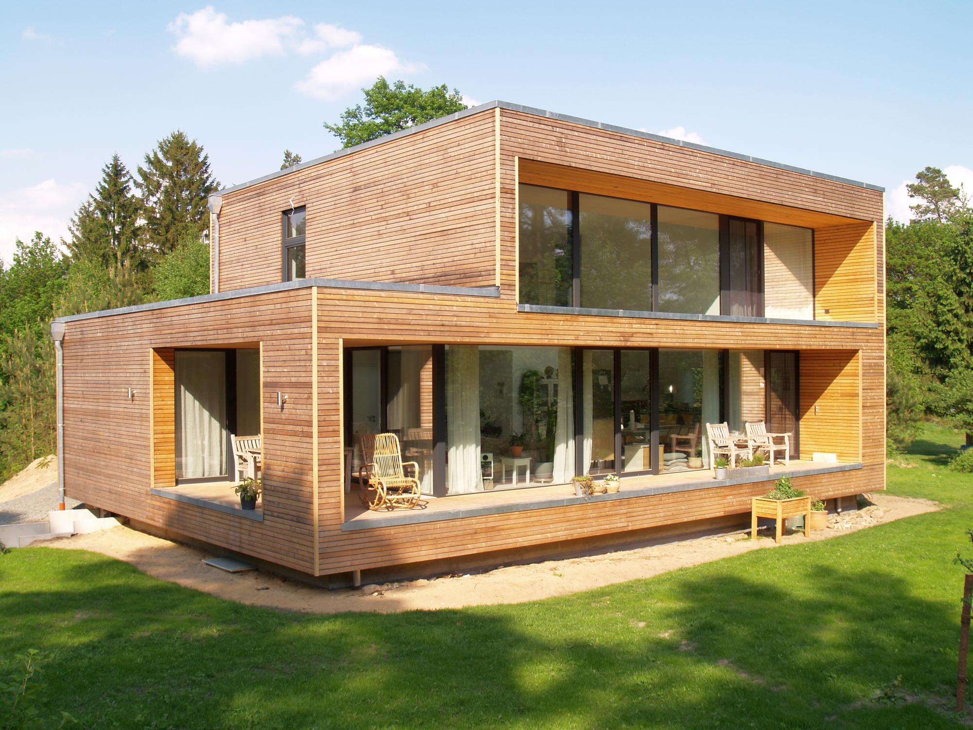 Neu Wulmstorf, Einfamilienhaus, Neubau in Holzrahmenbauweise, 2015-2017, Entwurf k_m architektur, Bregenz