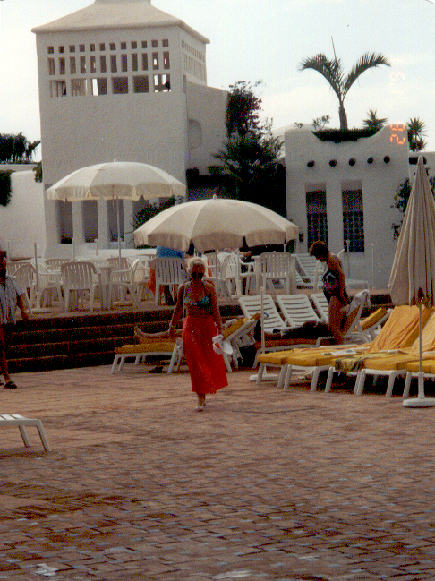 Teneriffa '91 | Hotel «Jardin Tropical».