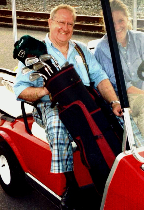 1999 | Ebikon: Tag der offenen Tür «125 Jahre Schindler». Kontrollfahrten mit «Golf Car». Denise Schwanthaler.