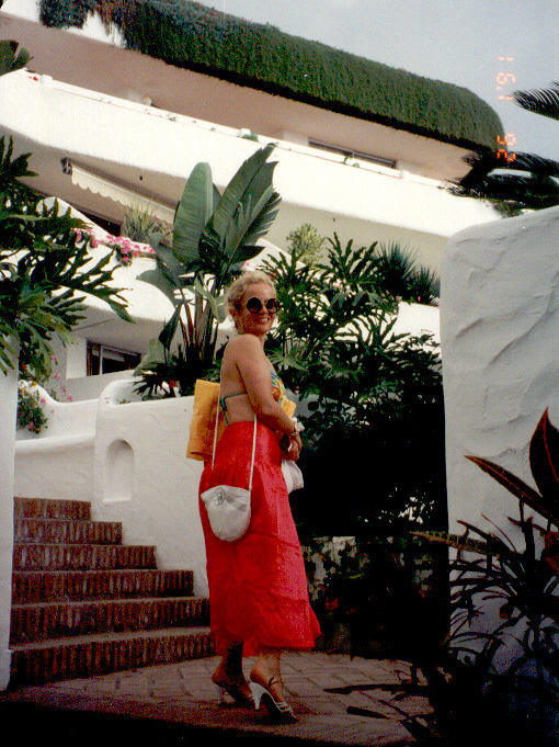 Teneriffa '91 | Hotel «Jardin Tropical».