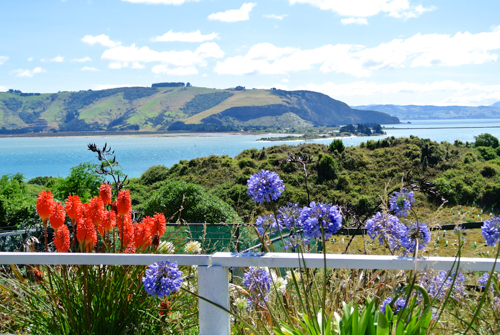 2014 | NZ Südinsel | «Larnach Castle», Dunedin, Otago Harbour, Otago Halbinsel: Traumhafte Lage! Luxusherberge. Privatbesitz der Familie Barker. 