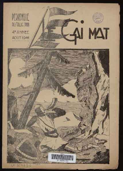Journal du Stalag XVII B "Le Gai Mât" août 1944