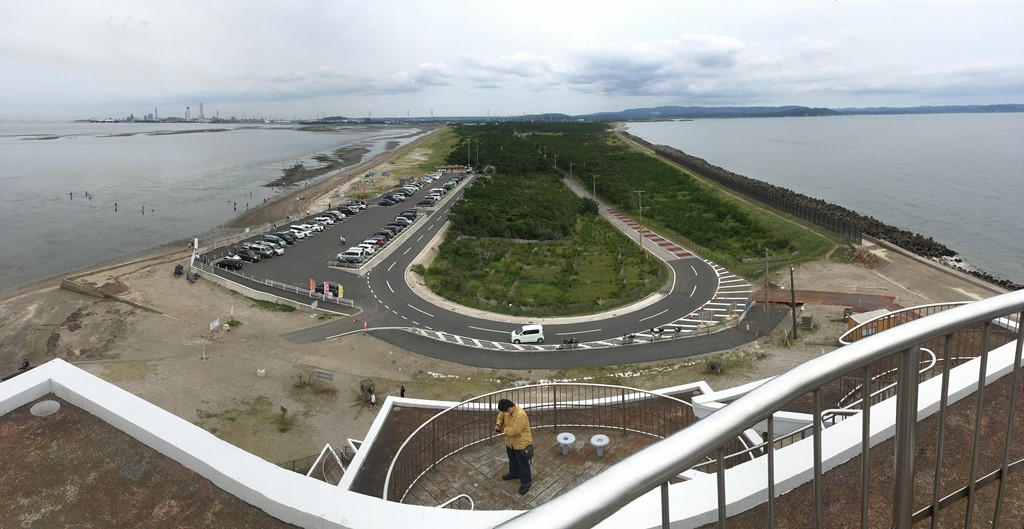 P-12　富津の明治百年記念展望台から