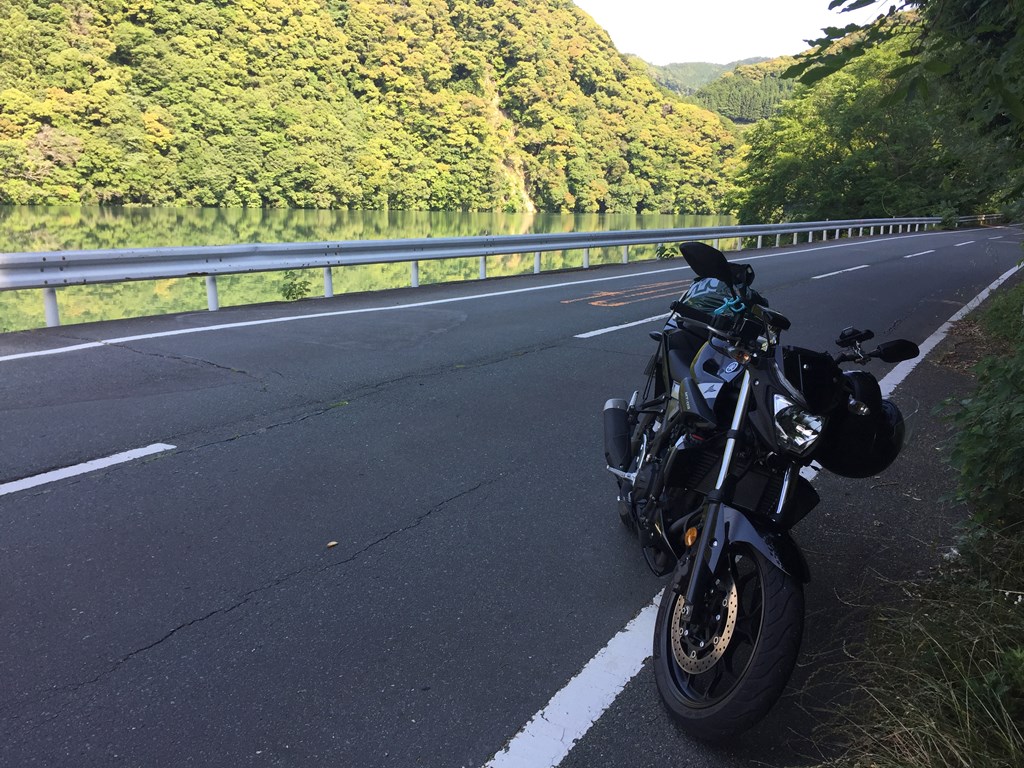 秋葉ダム近く