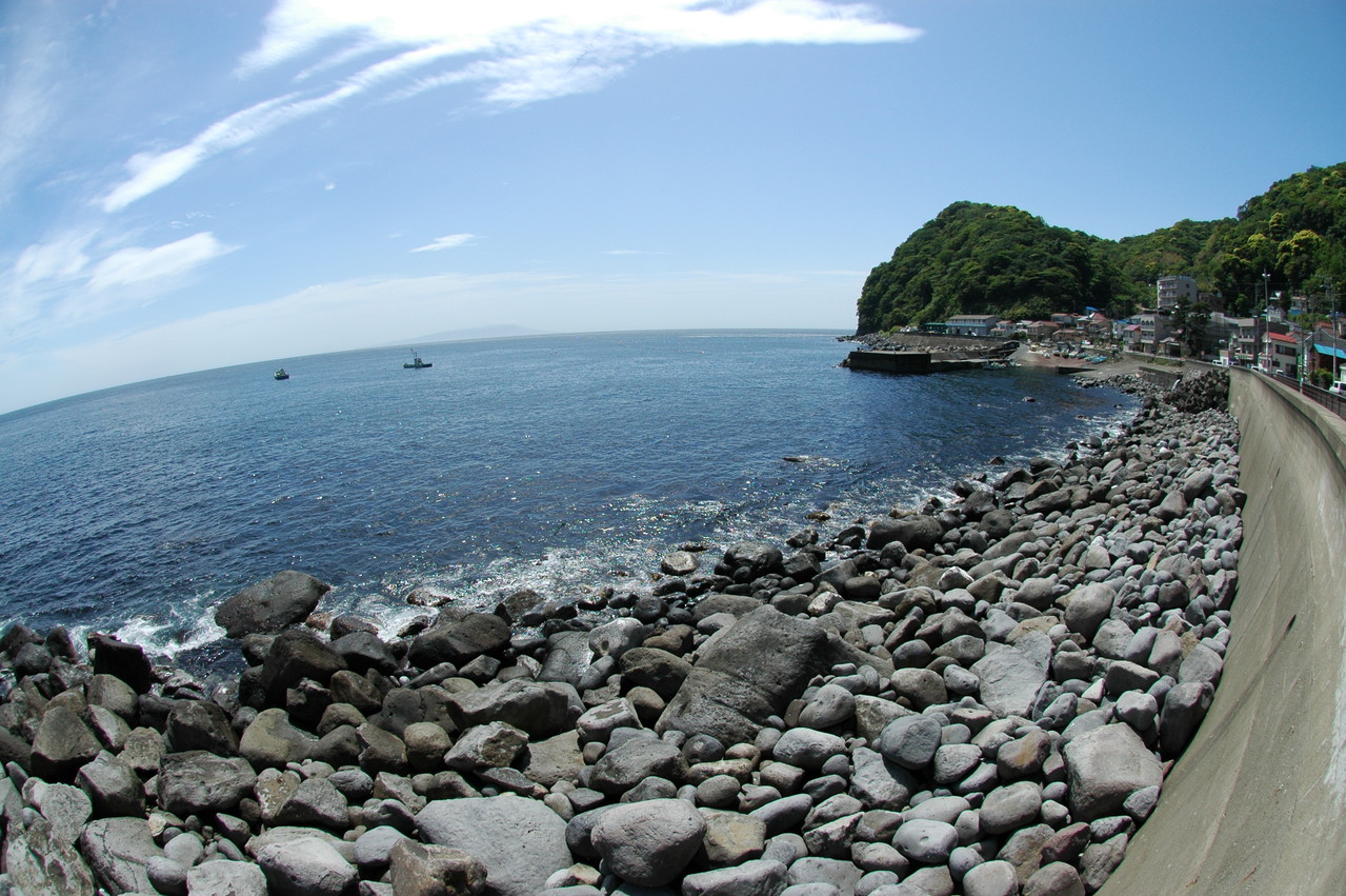 お店の目の前は北川の海!!!