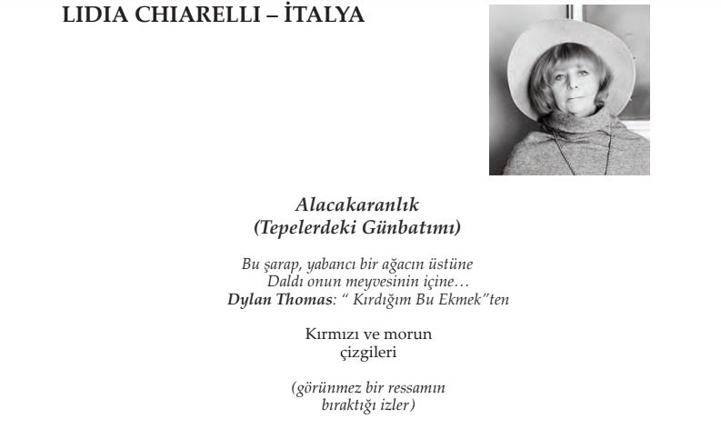 Lidia Chiarelli on PAPIRUS - Turkey