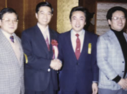 85年 来日時の胡錦濤共青団中央書記処第一書記と坂下