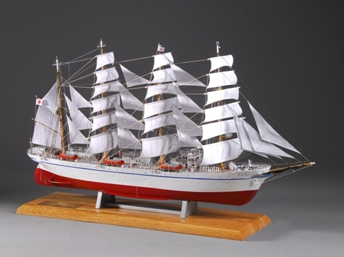 34-45 日本丸  NIPPONMARU　　国　籍    nationality     日本 建造年    age     1984 縮　尺    scale    1/160 製作方法 kit   キット 製 作：稲川　健二　Kenji Inagawa