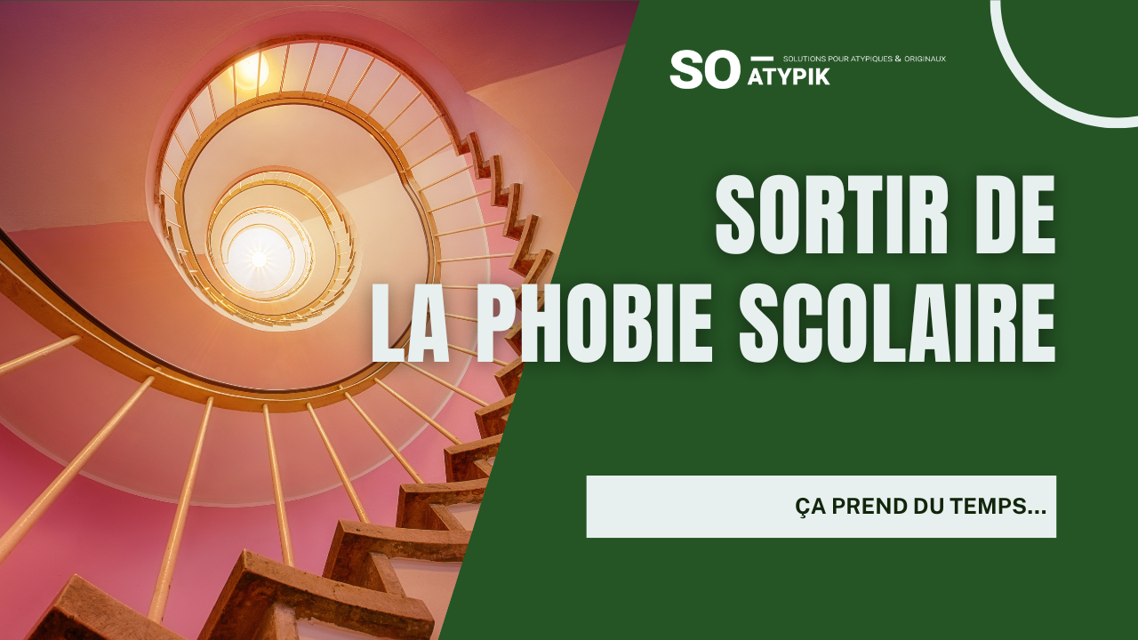 Sortir de la phobie scolaire : cela prend du temps. Vouloir aller trop vite provoque la rechute.