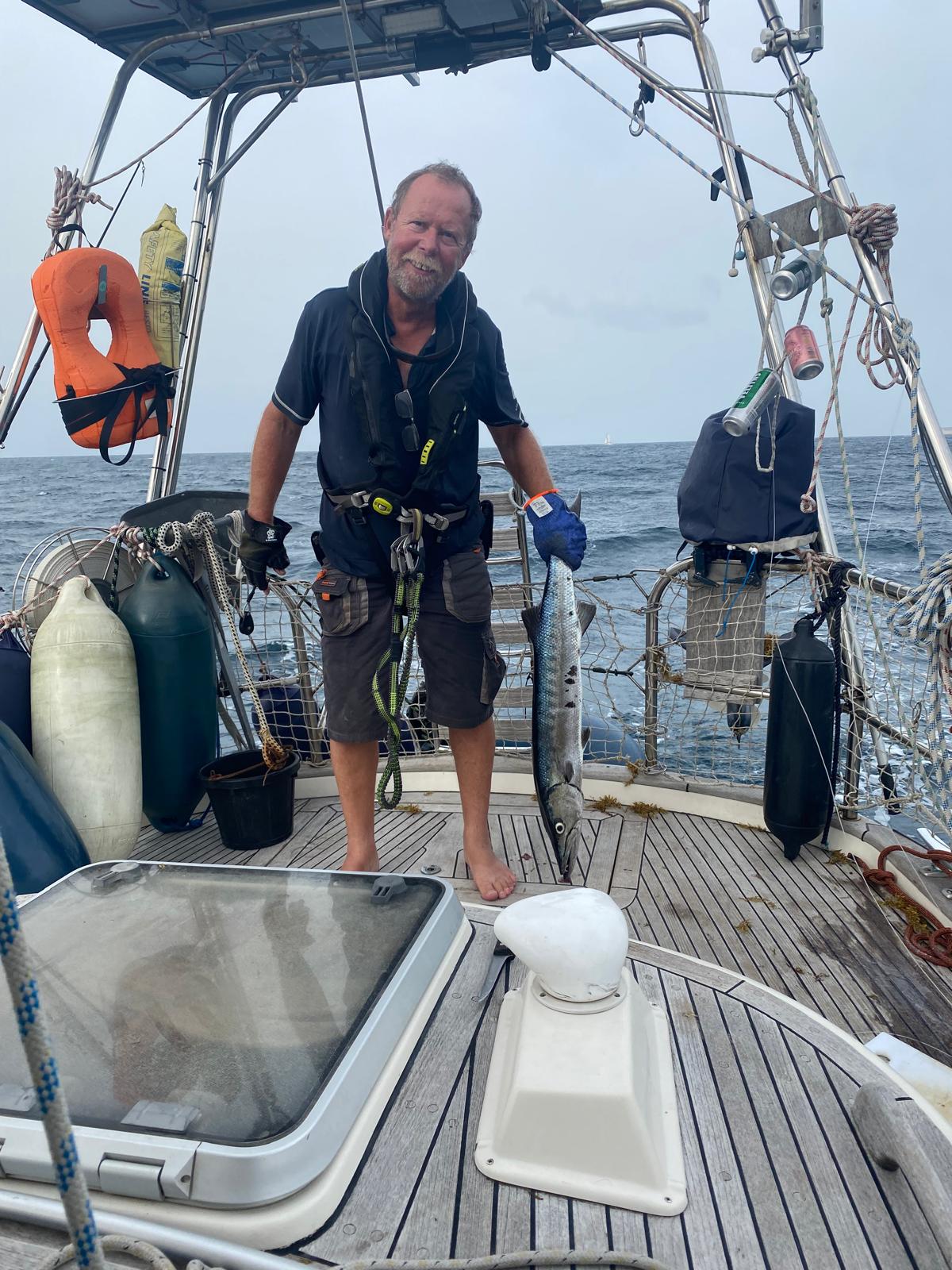 Nochmals ein Fisch... ein Barrakuda... der durfte wieder ins Meer zurück