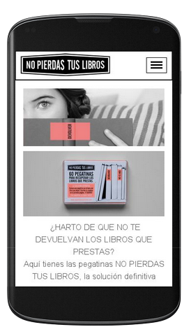 Ejemplo: www.nopierdastuslibros.com