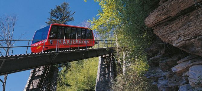 Harder Kulm funiculaire train