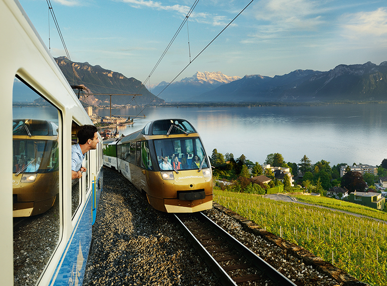 Swiss pass golden pass line Interlaken