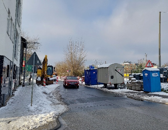 Baumaßnahme Widukindstraße