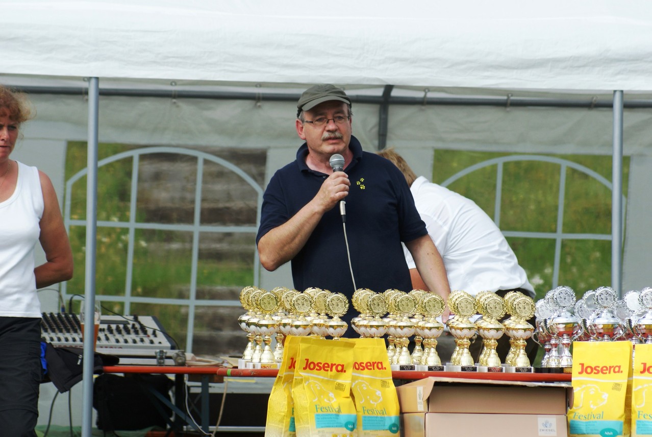 Georg Graf bei der Siegerehrung der Kreismeister