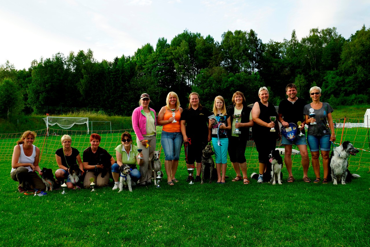 Die Gewinner vom Hunderennen