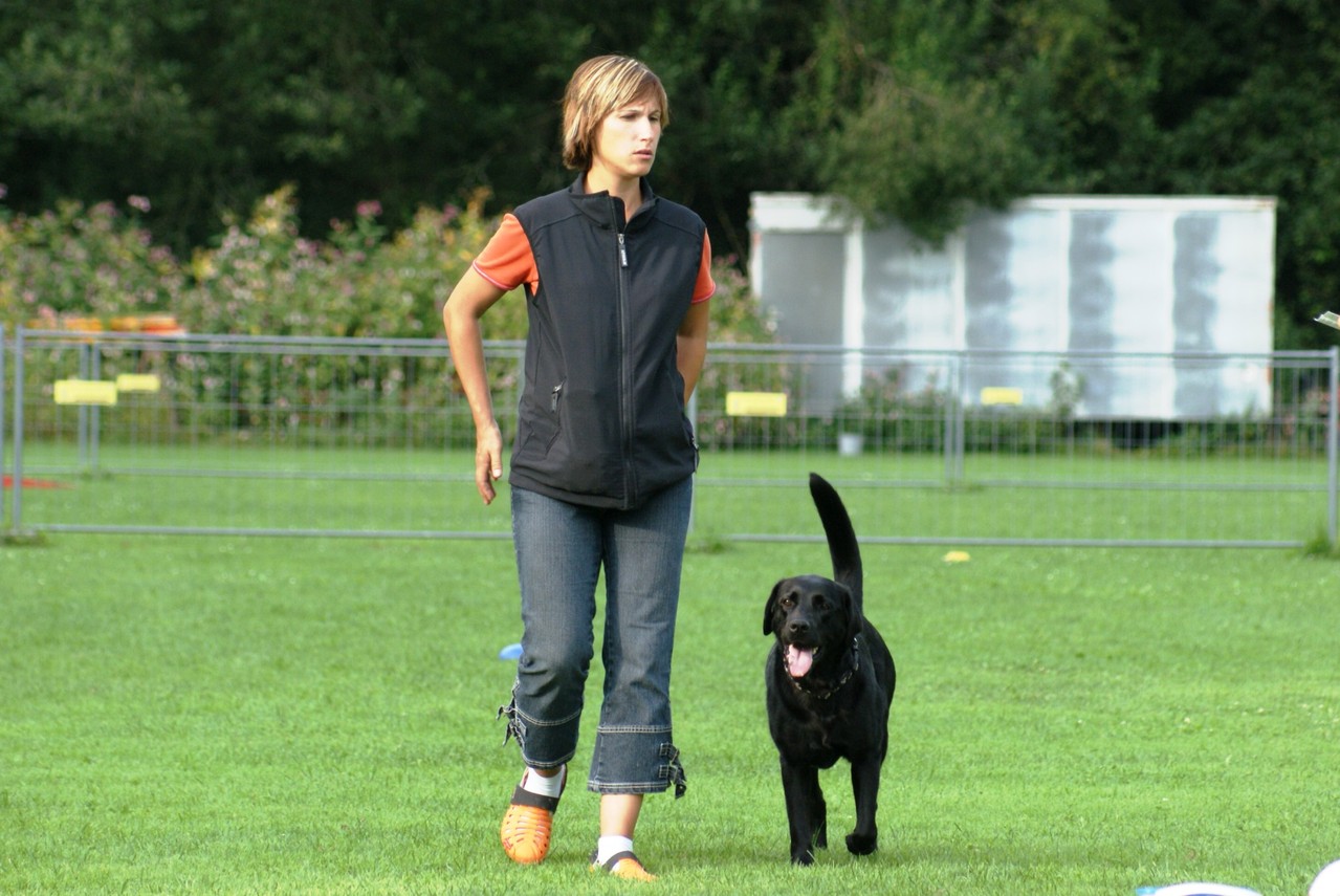 Mel und Jeanie beim OB-Training