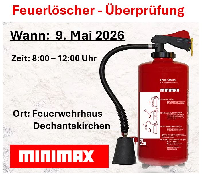 Feuerlöscher - Überprüfung