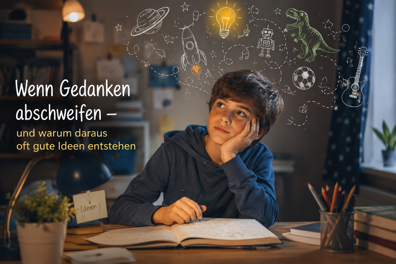 Wenn Gedanken abschweifen – und warum daraus oft gute Ideen entstehen