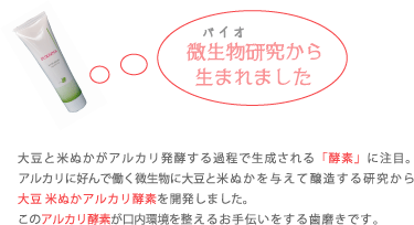 微生物(バイオ)研究から生まれました