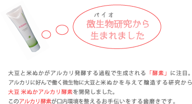 微生物（バイオ）研究から生まれました