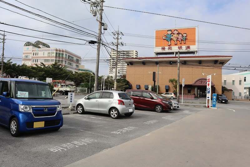 明洞の駐車場2