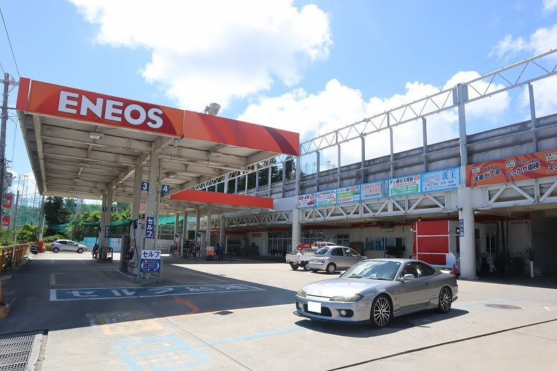 【Wash your car in Nishihara♪】I found a super unique self-service car wash (coin car wash) in Nishihara, Okinawa. Gas station"ENEOS Nishihara Center SS"