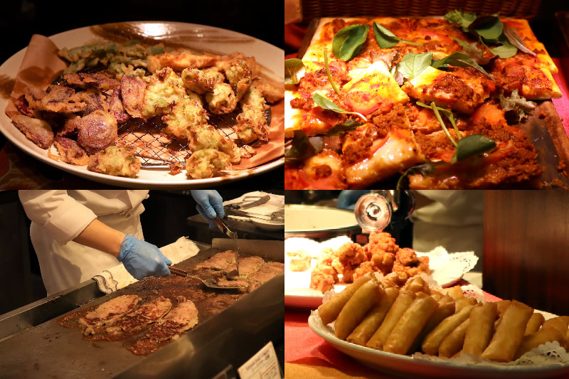 沖縄かりゆしビーチリゾートオーシャンスパのビュッフェレストラン暖琉満菜の料理一例4