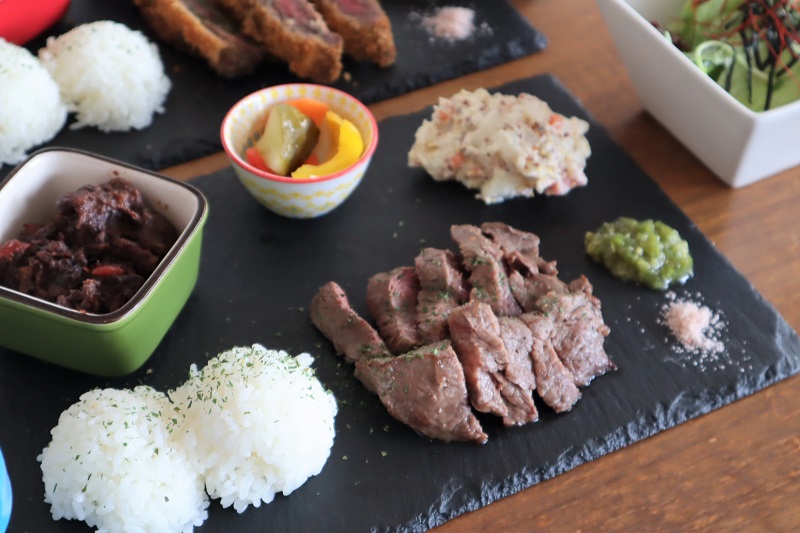 いちゃりばコラボ北谷店のステーキ